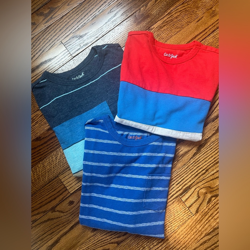 3 Cat & Jack Lightweight, Long Sleeve Tees
